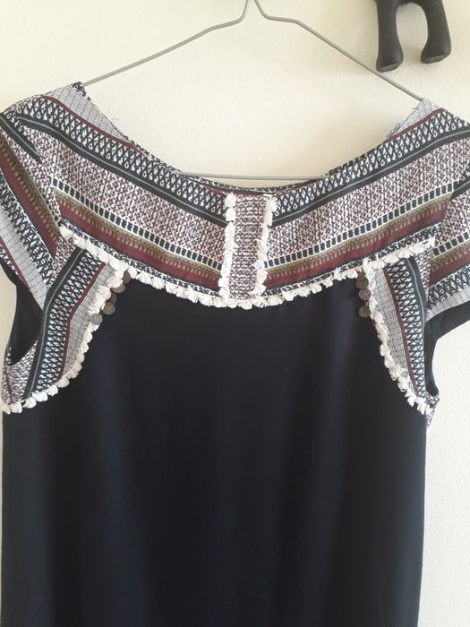 Vestido preto da Pull & Bear