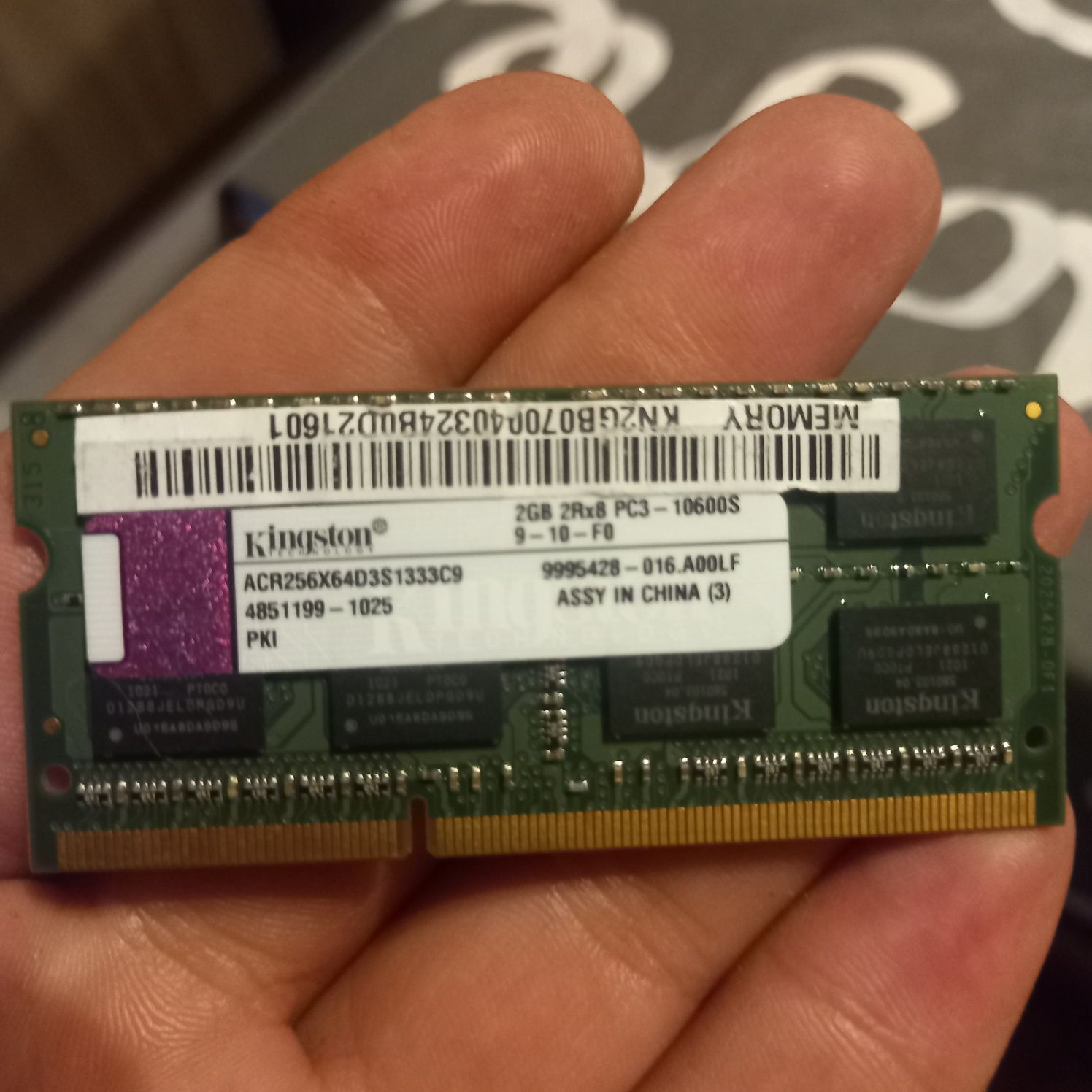 Memória RAM 2gb DDR2 portátil