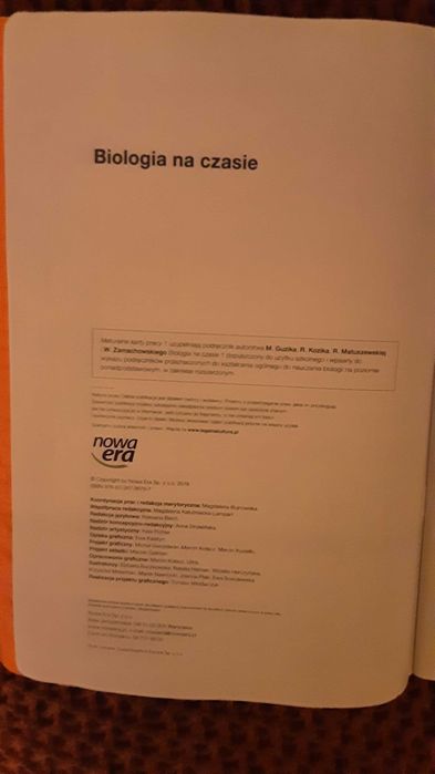 Biologia na czasie 1 karty pracy zakres rozszerzony
