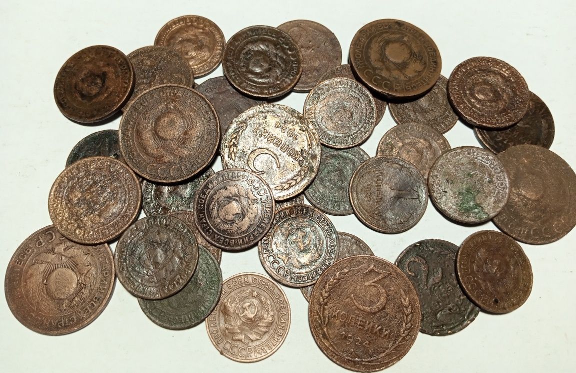 Мідні монети СРСР 1924 р. 35 монет