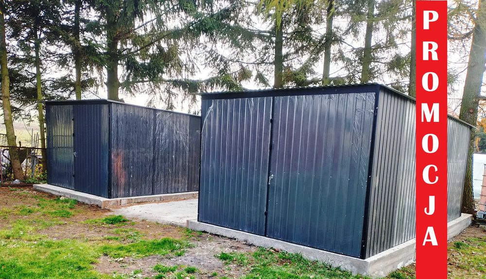 PROMOCJA Garaż Blaszany 3x5 II GATUNEK