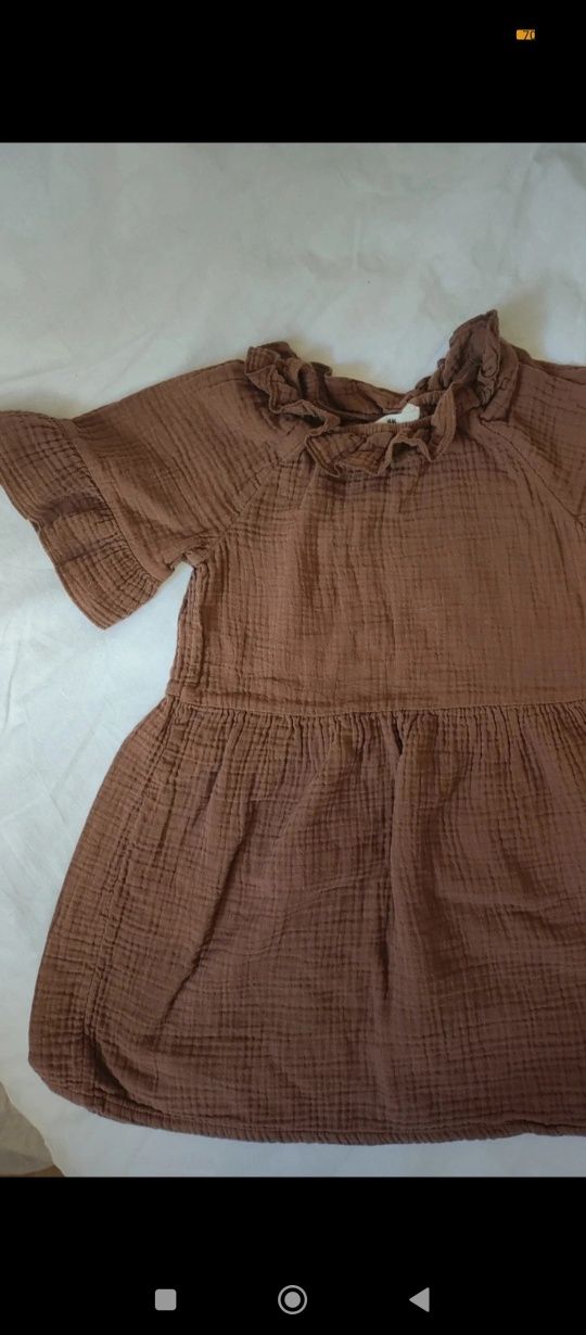 Muslinowa sukienka h&m 110