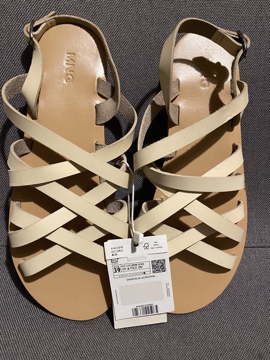 Сандали, нат. кожа, р.39 Манго