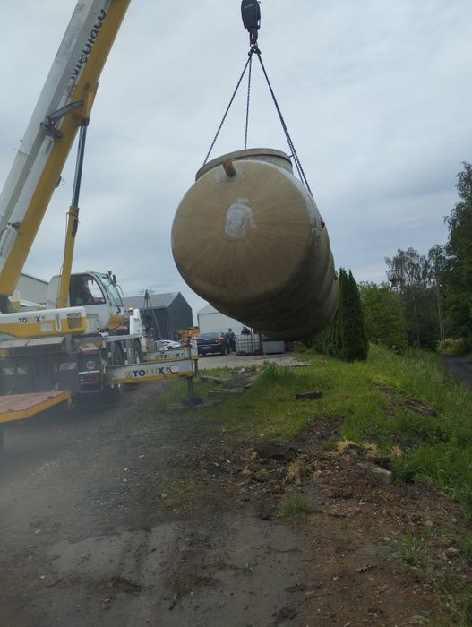 Zbiornik z włókna szklanego 36000 l