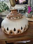 Lampa wisząca ceramiczna ażurowa