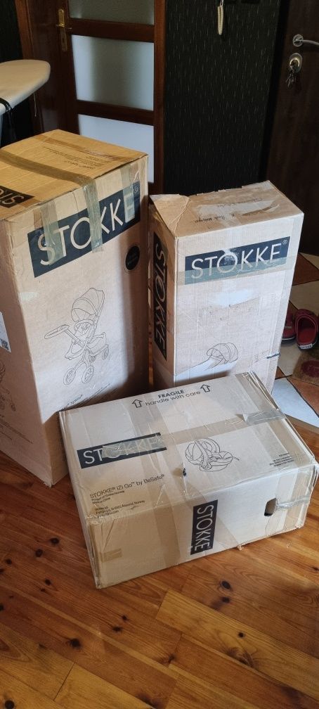 Wózek Stokke Xplory V4 Black Melange Cały komplet