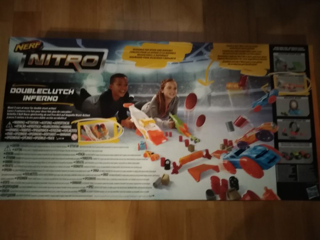 Wyrzutnia Nerf Nitro Double clutch inferno