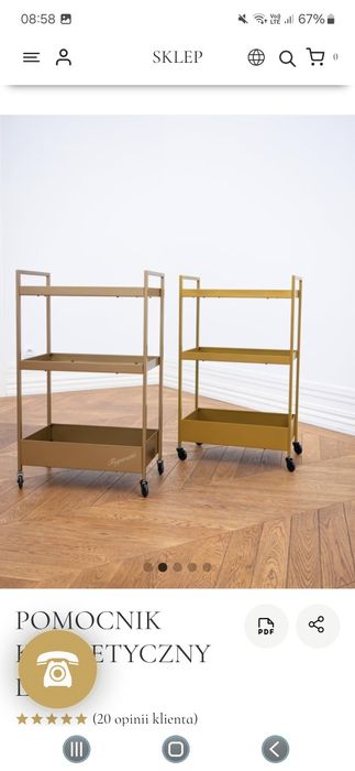 Stolik Kosmetyczny Figuratti Nowy