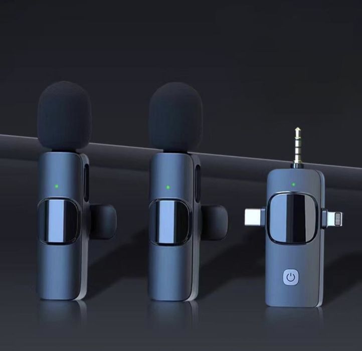 Мікрофон петличний Bluetooth Monty K15 3 в 1