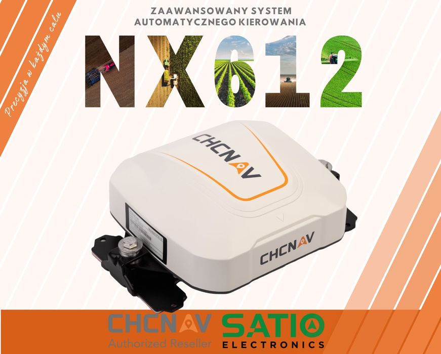 Nawigacja rolnicza NX612 CHCNAV | PRECYZJA 2,5 cm | ISOBUS
