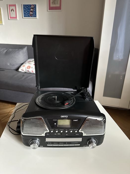 gramofon Odtwarzacz CD/MP3/USB/SD nagrywanie CAMRY CR1134B