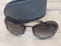 Крупные черные очки EA 2060 от Emporio Armani! Оригинал!