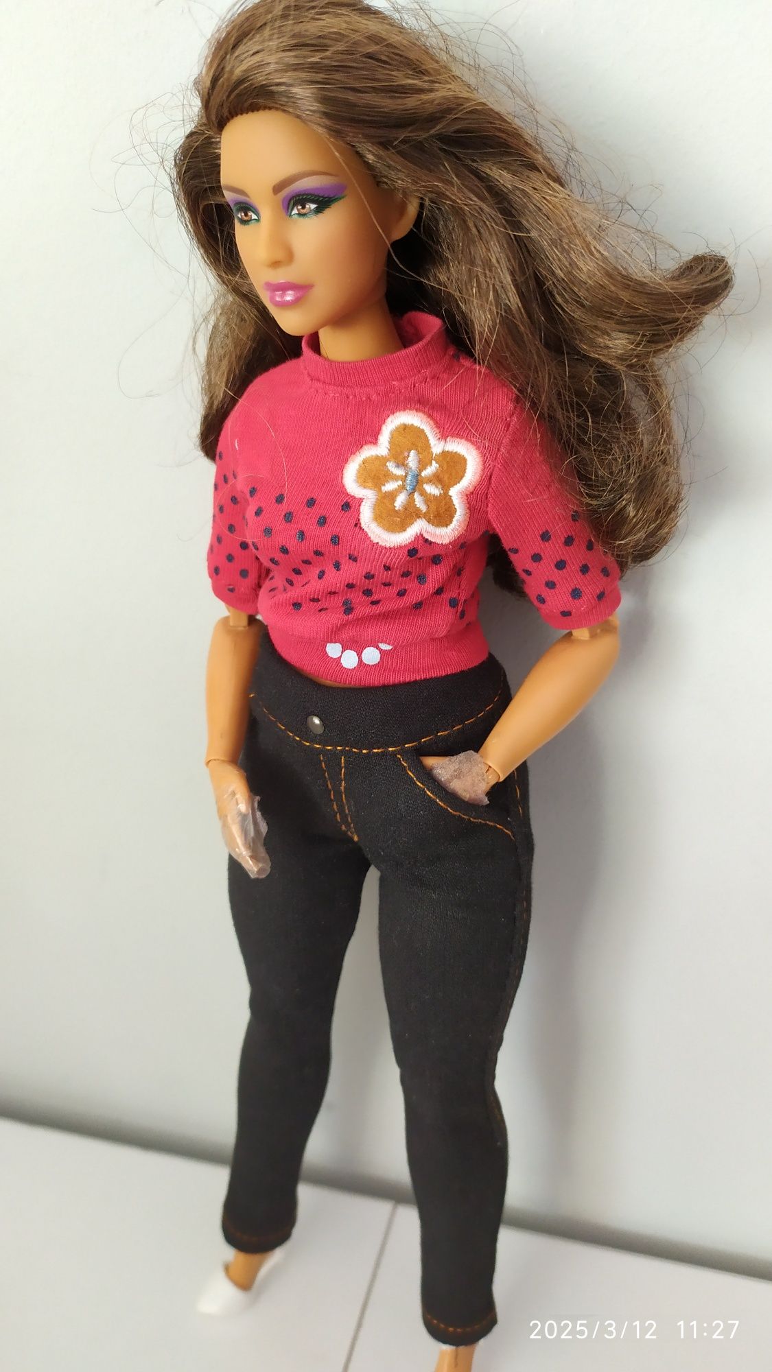 Ubrania dla grubszej lalki Barbie