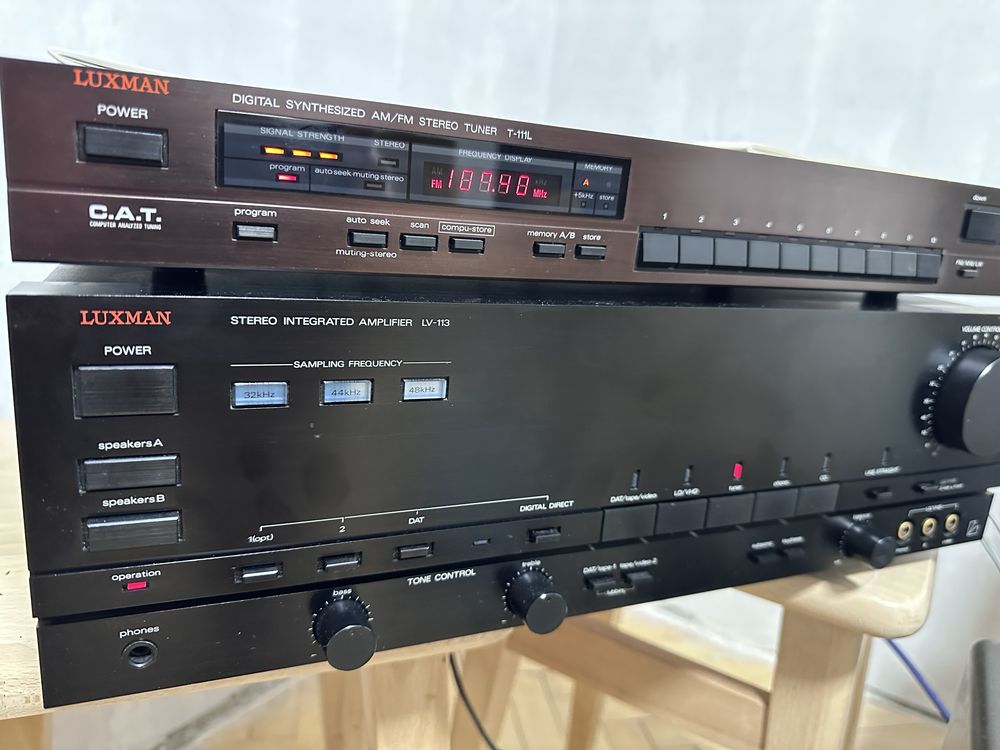 Усилитель ЦАП Luxman lv-113+ тюнер luxman t 111l