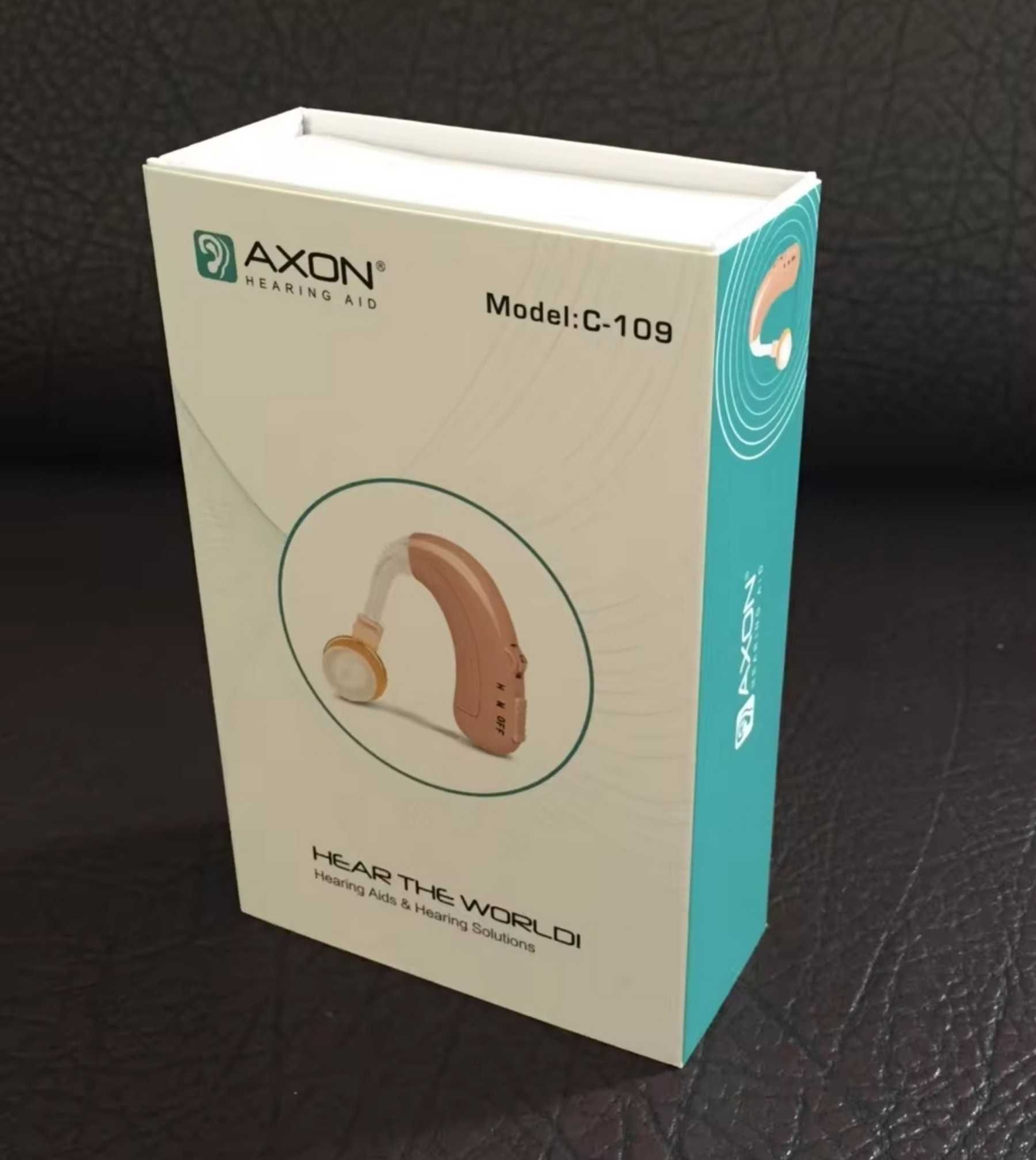 слуховий апарат завушний аналоговий axon c109