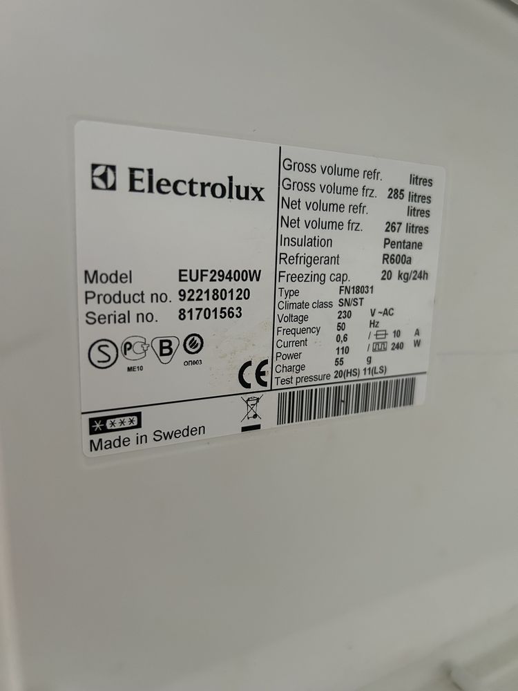 ELECTROLUX  морозильна камера з Німеччини