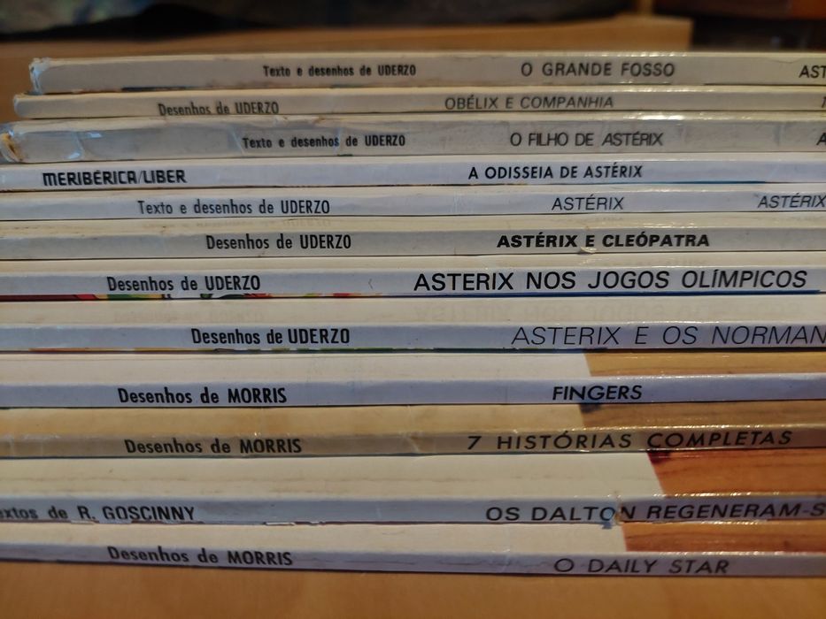 Banda desenhada, 12 livros , Asterix, lucky Luke