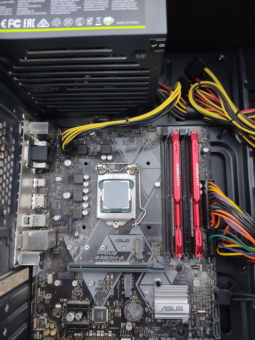 Топовый ПК i3 8100 gtx 1070 8gb ssd 256 16gb ddr4 тихий и холодный