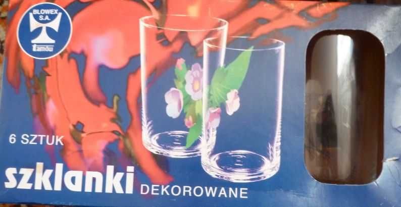 Szklanki dekorowane Blowex SA taniej