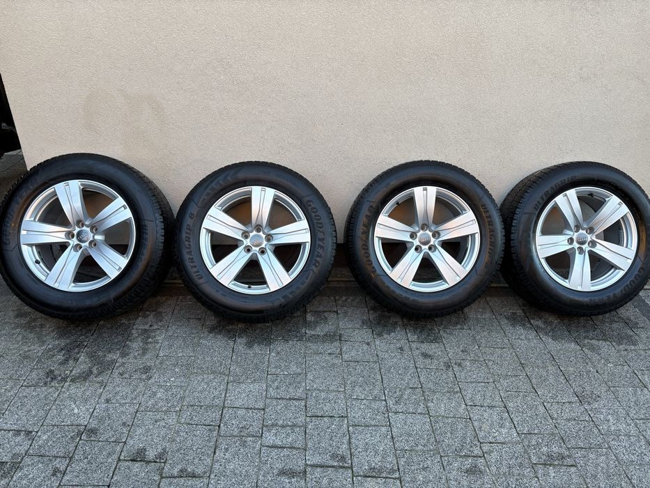 Koła 18” Audi Q7 4M Q5 A5 A6 5x112 + opony zimowe GoodYear UltraGrip8