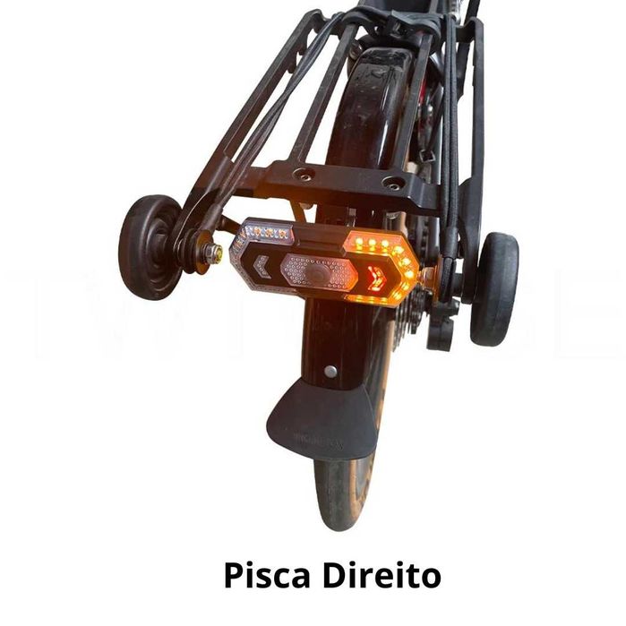 Luz de Alerta USB para Bicicletas,Trotinetes, Motos, entre outros