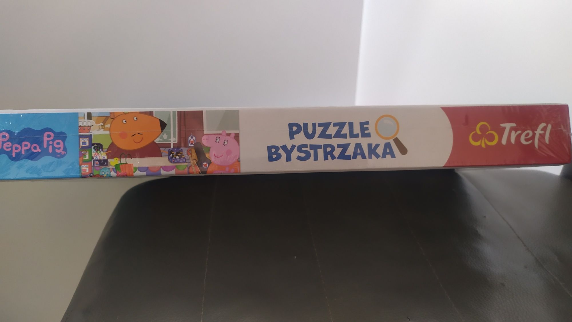 Puzzle bystrzak Peppa pig trefl 4w1 nowe