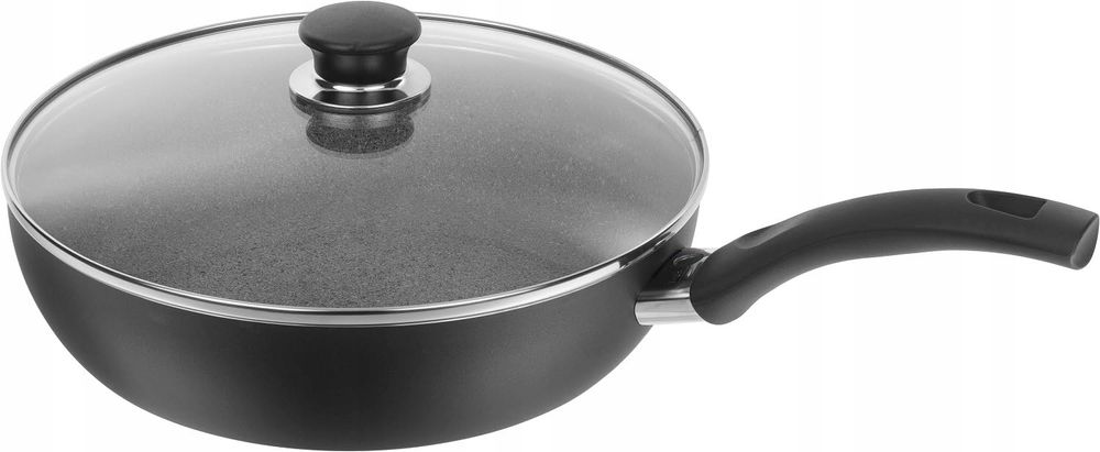 BALLARINI Bologna Granitium patelnia z pokrywką indukcja 28 cm