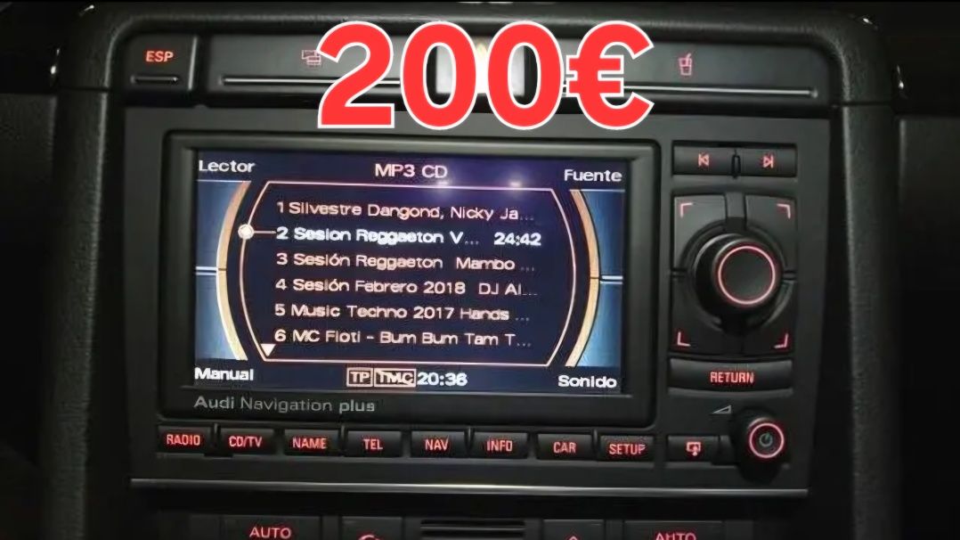 Rns-e audi a3 e a4 audi tt