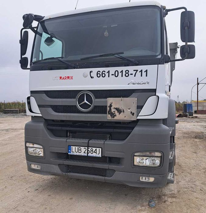 zestaw Mercedes-Benz AXOR 1843, naczepa MEILLER