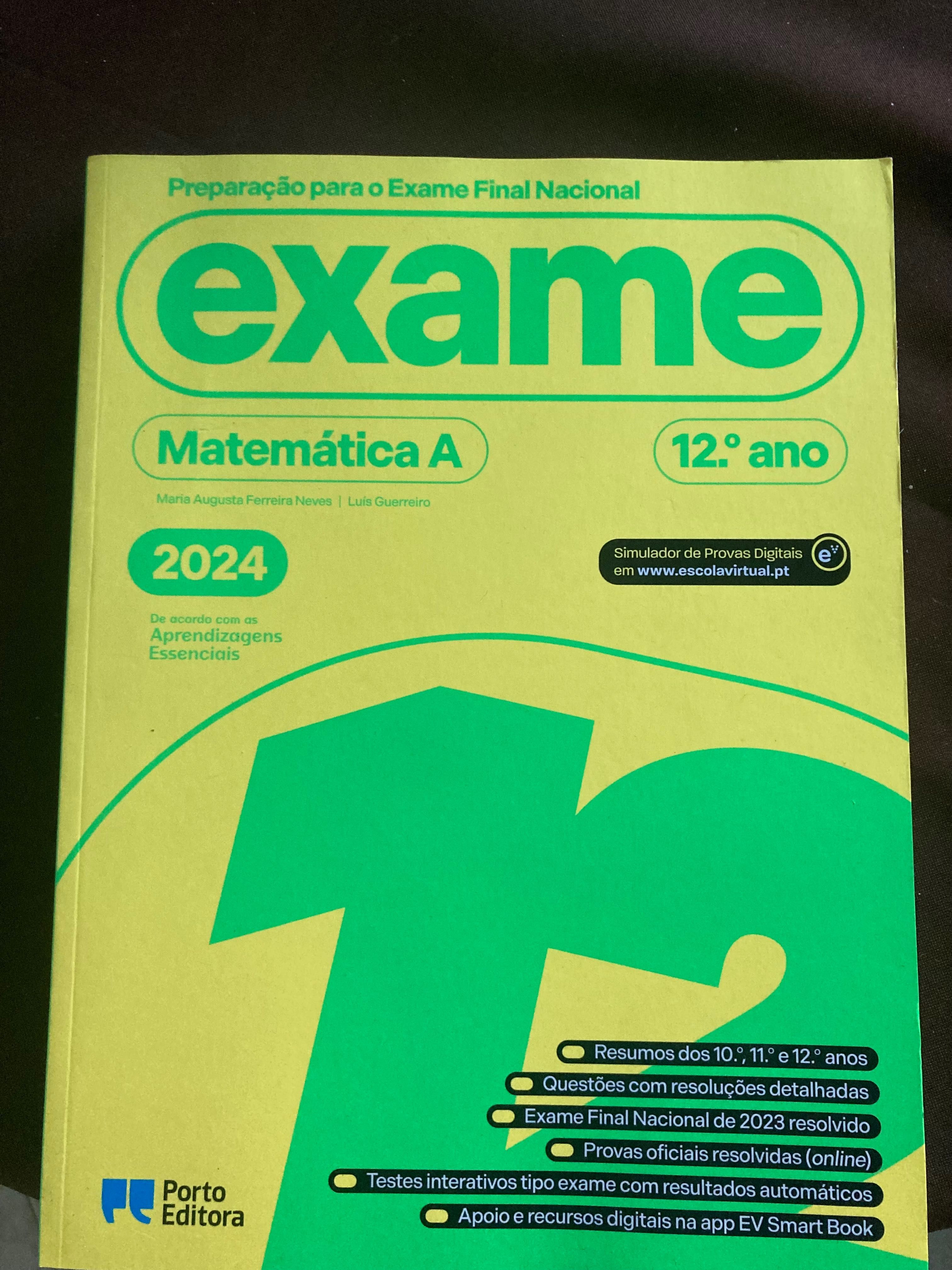 Livro de Preparação para o Exame Final Nacional - Matemática A