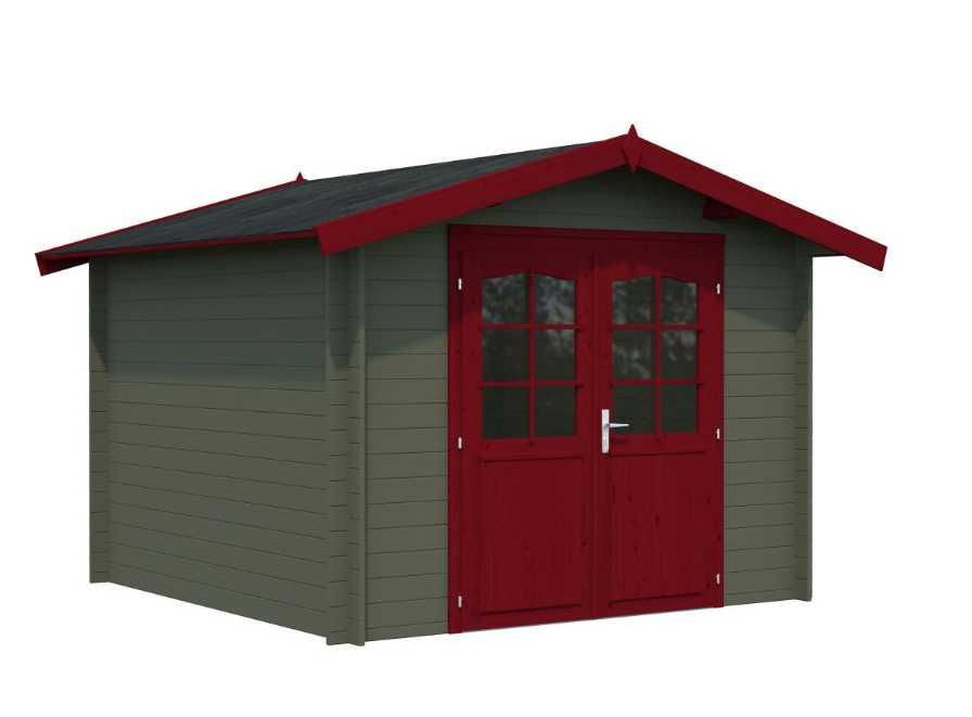 Domek Ogrodowy Narzędziowy Drewniany świerkowy 264x354cm Balik 28mm