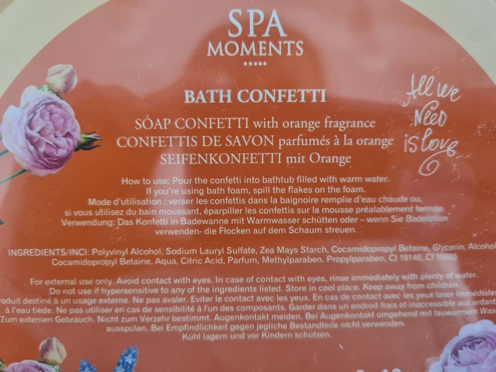 Confetti Spa, płatki róży do kąpieli