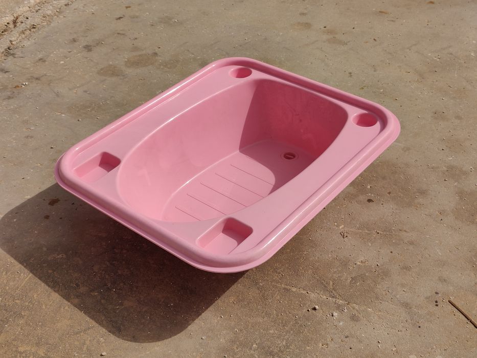 Banheira de bebê - cor de rosa