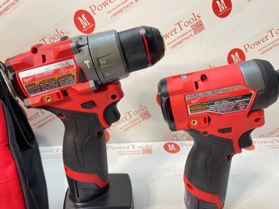 Комплект Milwaukee 3453-20/3404-20/безщітковий імпакт/шуруповерт 12в