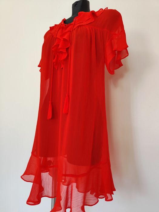 Red Summer Dress - Endless Rose (Tam. S)