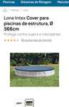 “Cobertura Intex Piscina Ø 366 cm NOVA – ainda na caixa”