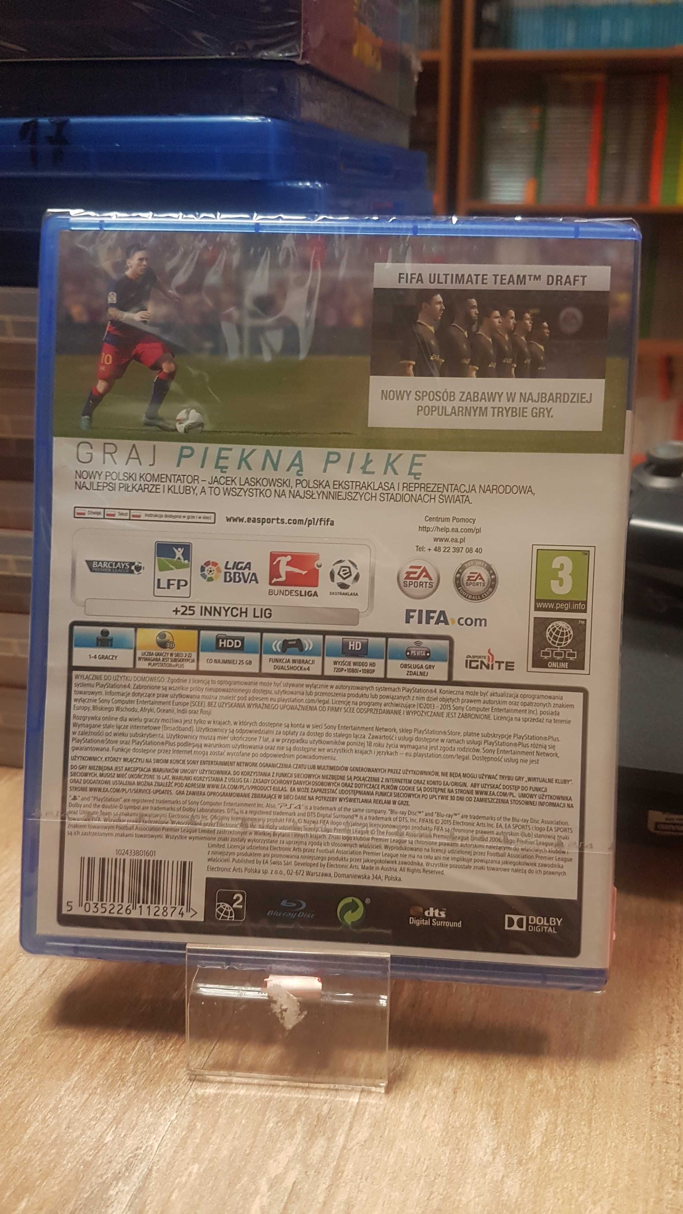 FIFA 16 PS4 Sklep Wysyłka Wymiana