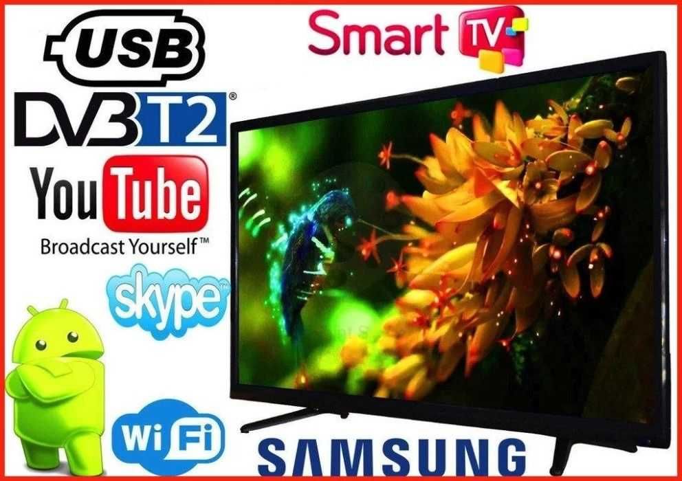 Телевізор 4K Samsung22/24/32/43 SMART TV Телевизор 22дюйма+кріплення