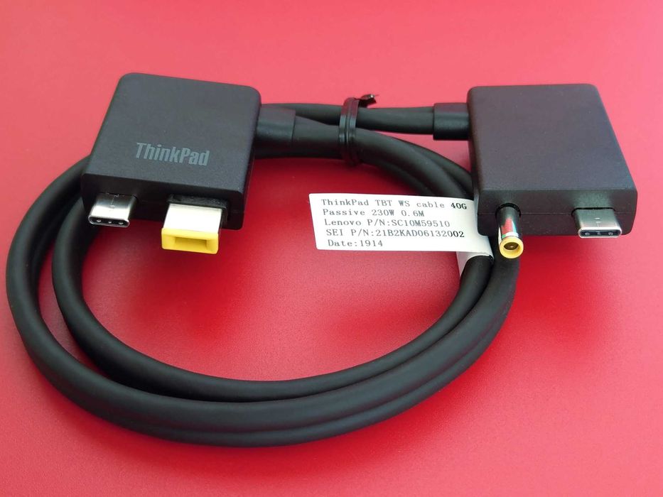 Кабель Док-станции Lenovo ThinkPad Thunderbolt 3 SC10Q68201 5C10V25713
