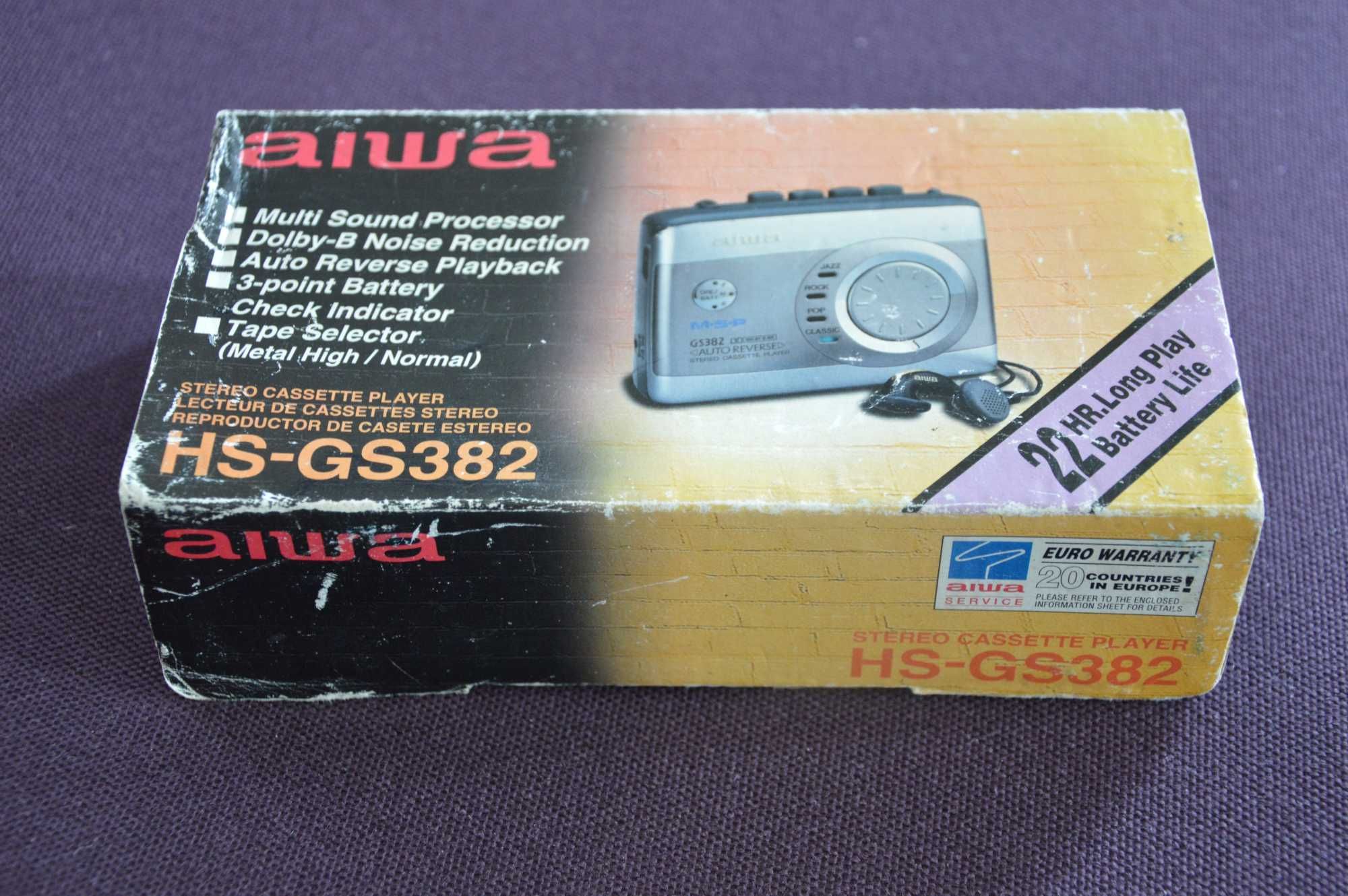 Aiwa Walkman HS GS382 Autorewers , DOLBY B