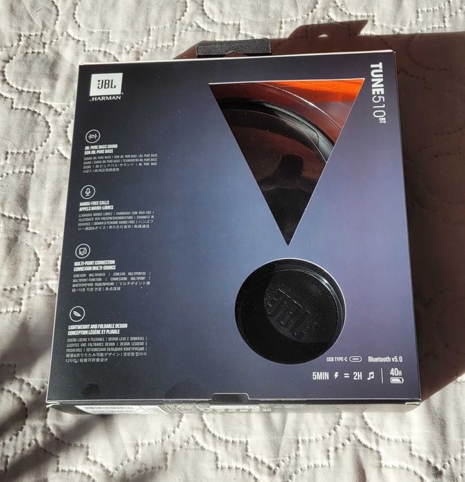 Słuchawki nauszne JBL Tune 510BT Czarny