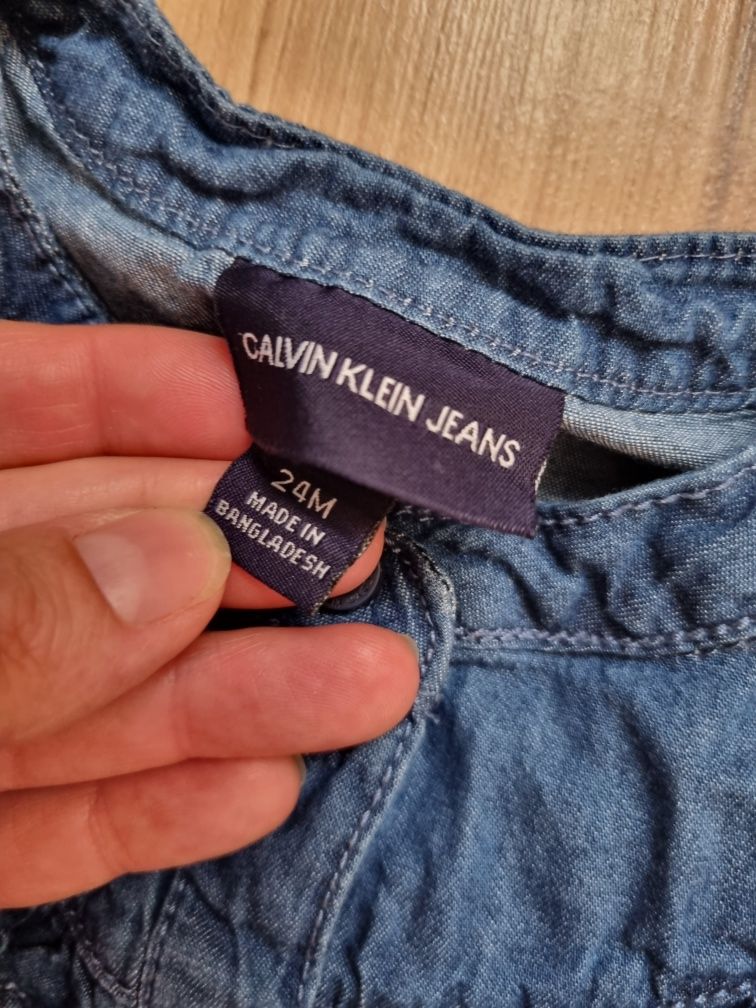 Sukienka tunika bluzeczka Calvin Klein jeans  18-24m