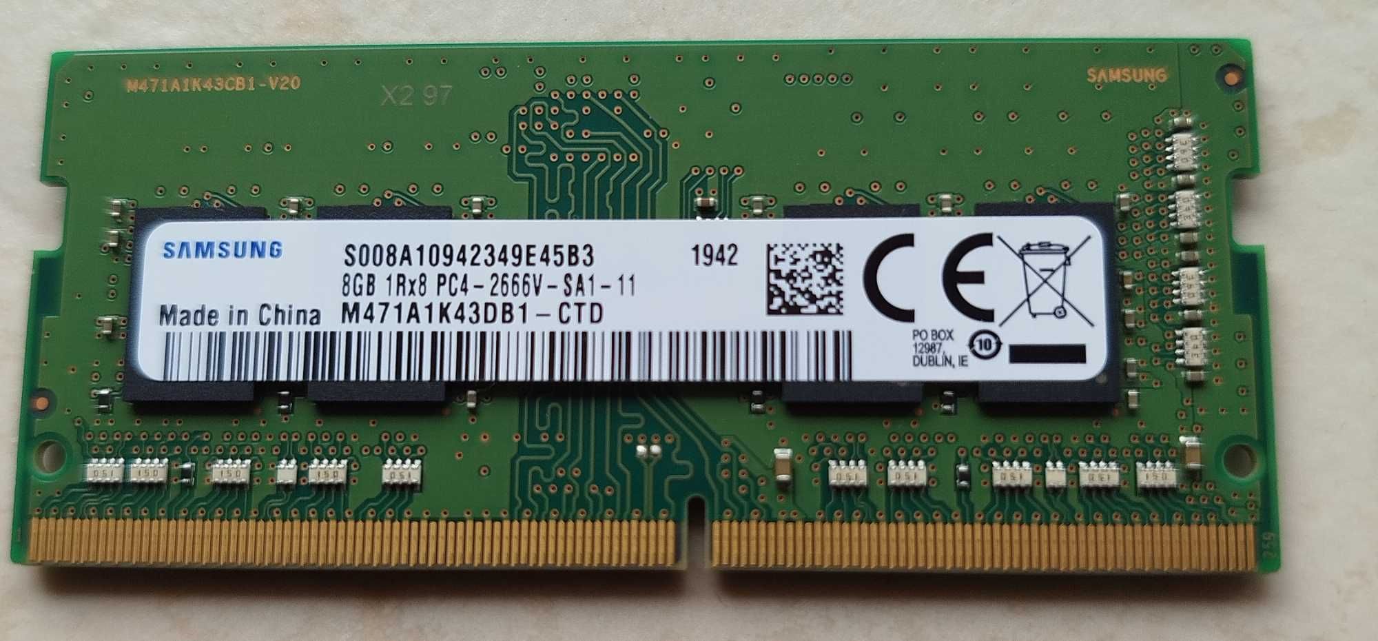 DDR4 16GB (2x8) Samsung 2400mhz do laptopa