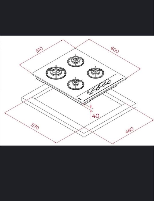 Fogão Teka - Nunca utilizado