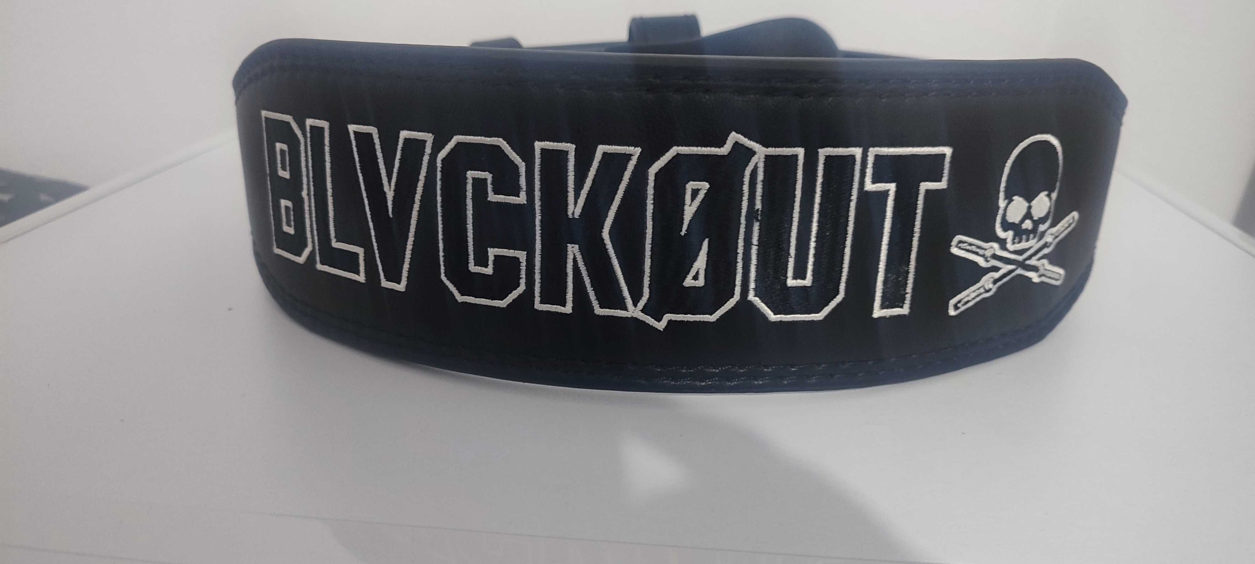 Cinto de couro ( BLVCKOUT GYM )