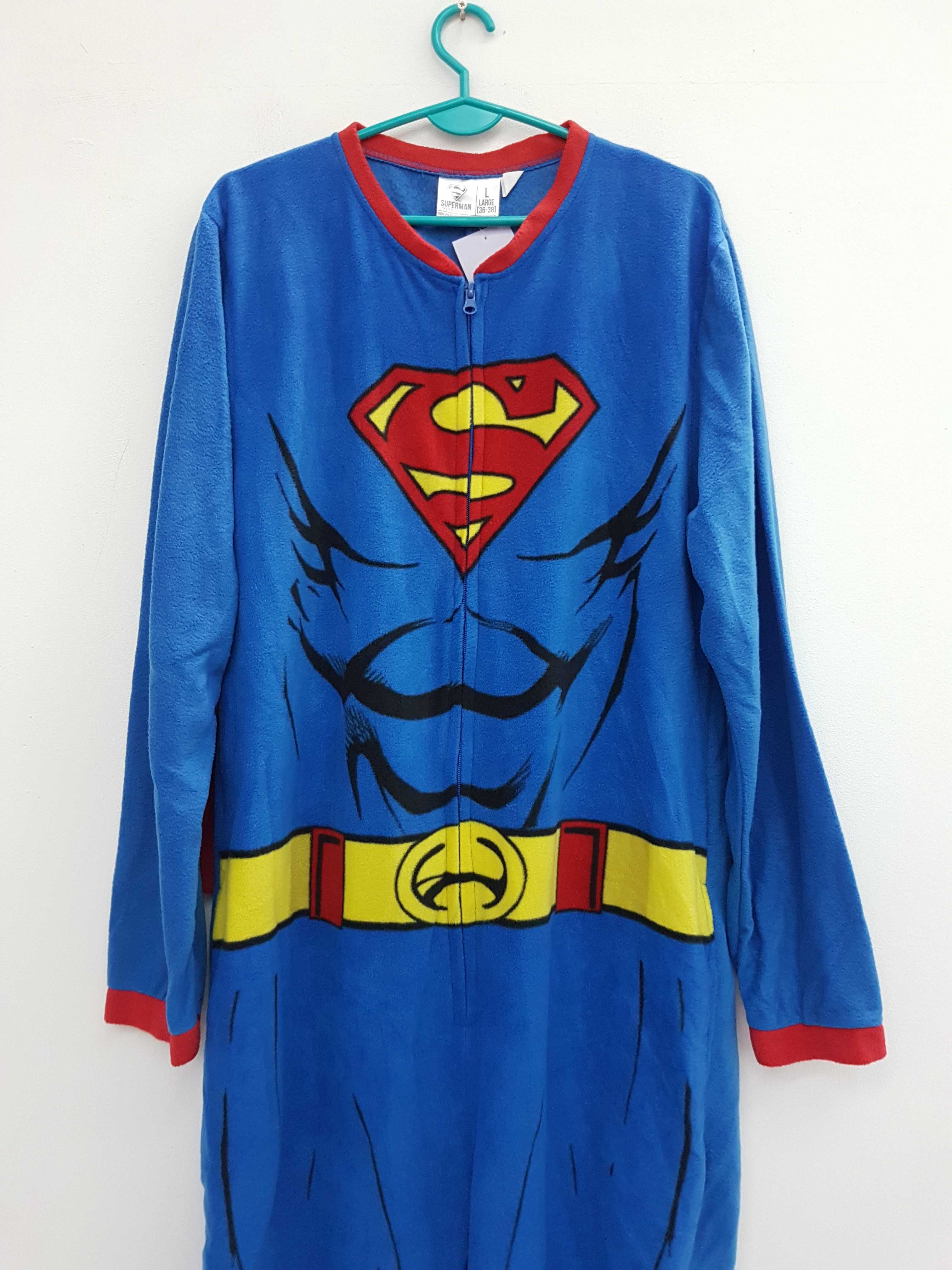 Kombinezon onsie przebranie Superman z peleryną rozmiar L A12068