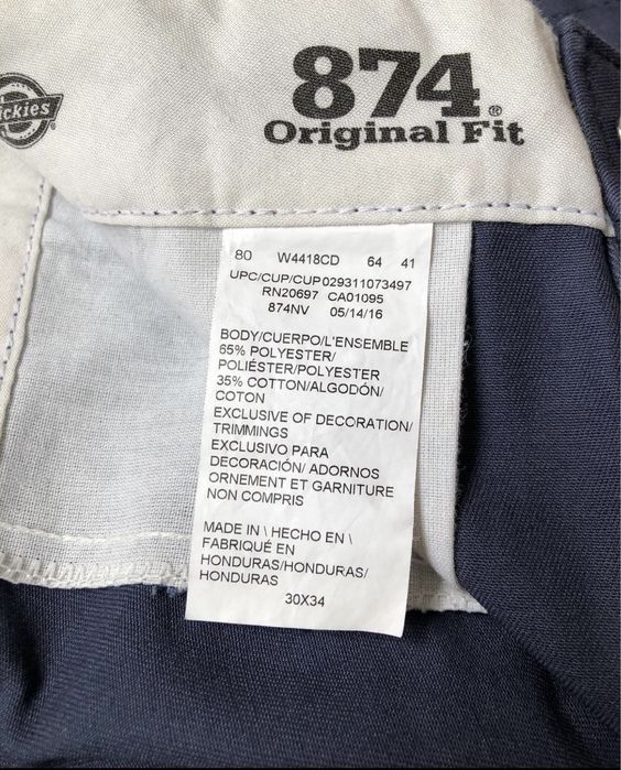 Dickies 874 Work Pant 30x34