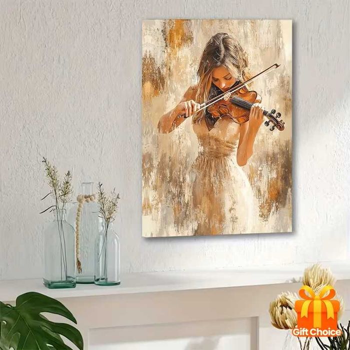 Obraz na płótnie w drewnianej ramie z motywem