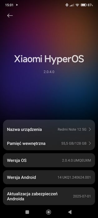 Sprzedam telefon Xiaomi Redmi Note 12 5G