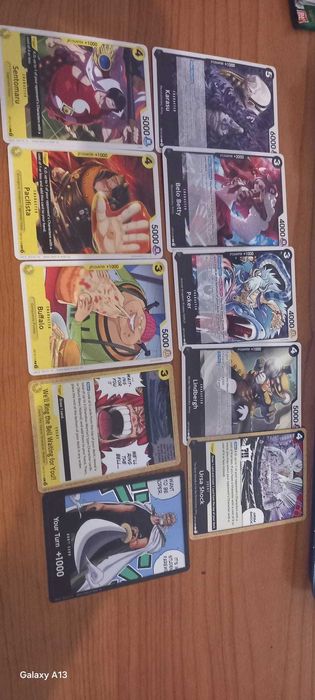 Cartas one piece originais legacy of the master